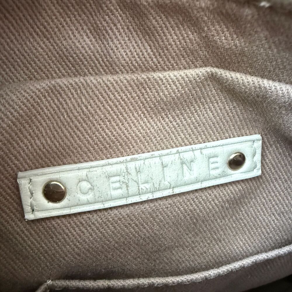 Celine triumph logo hobo shoulder bag authentic with COA 15x10x1 - Picture 8 of 8